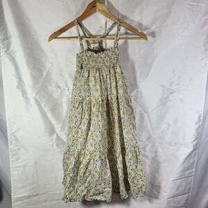 Louis Louise Paris Girls Fairy Cottagecore Floral Smocked Tiered Dress Size 10